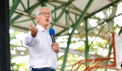 El Ministro de Salud, Guillermo Jaramillo.