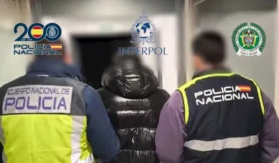 Momento de la captura de alias 'Mono Gerly'.