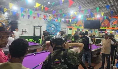 Operativo de la Policía.