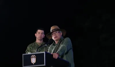 El Presidente Gustavo Petro.