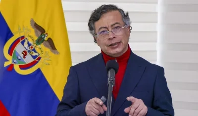 El Presidente Gustavo Petro.