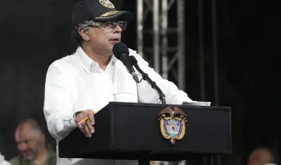 El Presidente Gustavo Petro.