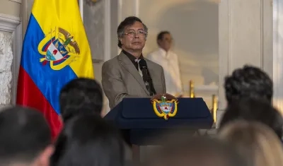 El Presidente Gustavo Petro.