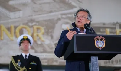 El Presidente Gustavo Petro.