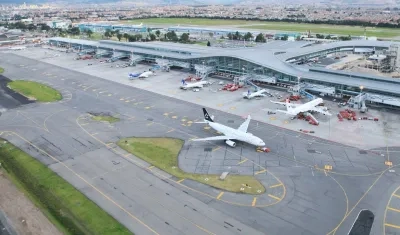 Pista del aeropuerto El Dorado.