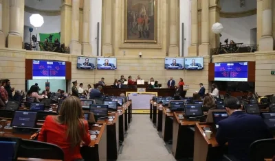 Plenaria del Senado.