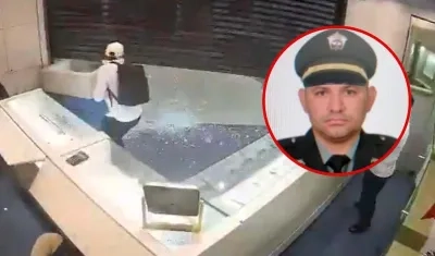 Uniformado Richard José Sierra Bravo, capturado. 