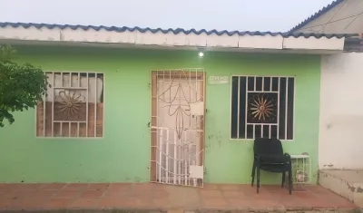 La vivienda donde ocurrieron los hechos.