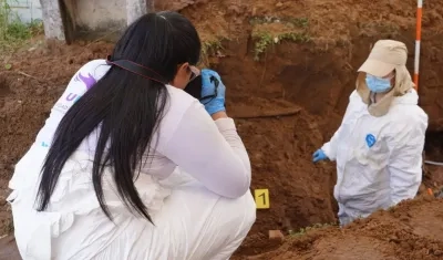 Recuperación de cuerpos Saravena