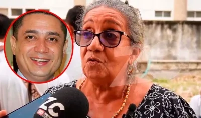 Rebeca Viloria, mamá de Eduardo Pinto Viloria. 