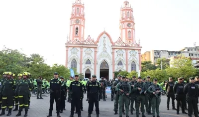 La Policía y el Distrito de Barranquilla tienen listo el dispositivo de seguridad. 