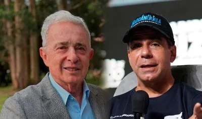 Álvaro Uribe Vélez y Alejandro Char.