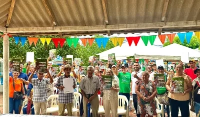 Beneficiarios de la vereda Miraflores.