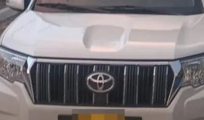 Vehículo en el que se movilizaba el líder social. 