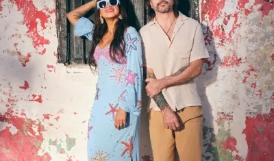 Juanes y Saumet, vocalista de Bomba Estéreo.