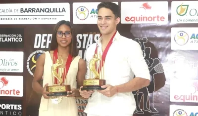 La atleta Marleth Ospino y el ciclista Cristian Ortega fueron los ganadores en 2024.