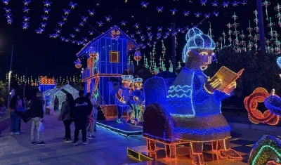 Alumbrado de Navidad en Medellín.