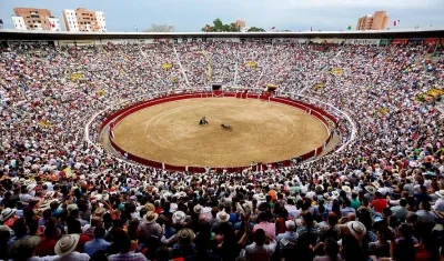 Feria taurina de Cali.