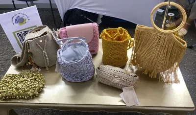 Productos que ofrecerán las artesanas. 