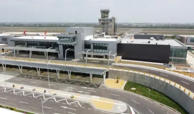 El Aeropuerto Internacional Ernesto Cortissoz.