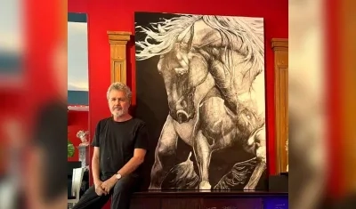 El maestro Joaquín Botero. 