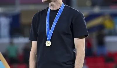 Filipe Luis, entrenador del Flamengo. 