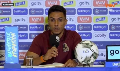 Lucas González, director técnico del Deportes Tolima.