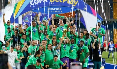 Atlético Nacional se coronó el miércoles campeón de la Copa Colombia.