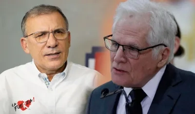 Roy Barreras y Miguel Uribe Londoño. 