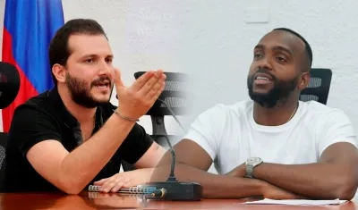 Samir Radi (Izq.) y Estefanel Gutiérrez (Der.)