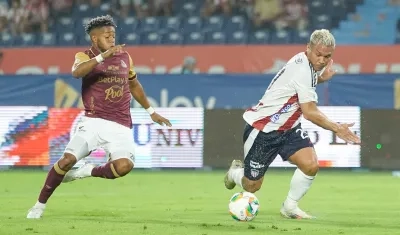 Teófilo Gutiérrez en un partido este año contra el Tolima. 