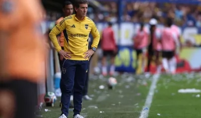 Claudio Úbeda asumió en Boca Juniors tras el fallecimiento de Miguel Russo.