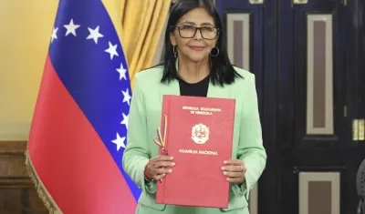 Delcy Rodríguez, Presidenta encargada de Venezuela.