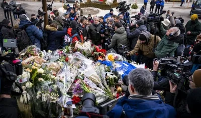 Memorial en Suiza en honor a las víctimas.