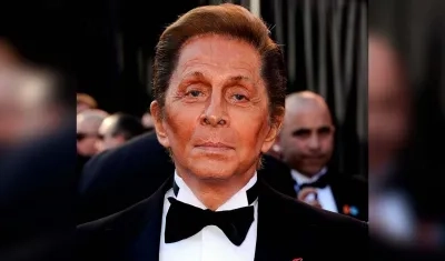 Diseñador italiano Valentino Garavani. 