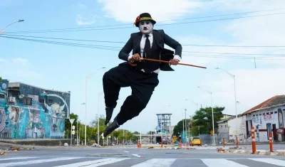 Charles Chaplin carnavalero.