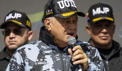 Diosdado Cabello, ministro del Interior venezolano.