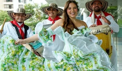 Reina Michelle Char en las instalaciones de Zona Cero.