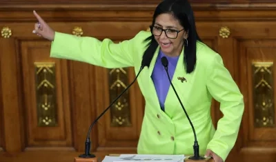 La presidenta encargada de Venezuela, Delcy Rodríguez.