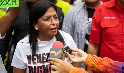 Delcy Rodríguez, Presidenta encargada de Venezuela.
