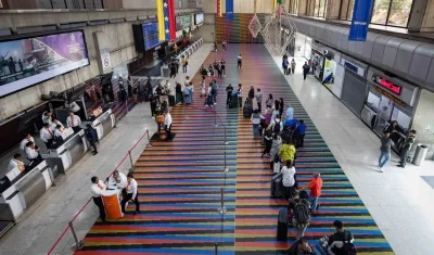 Aeropuerto Internacional Simón Bolívar esta semana, en Maiquetia (Venezuela).