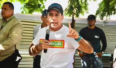 El Alcalde de Barranquilla, Alex Char.