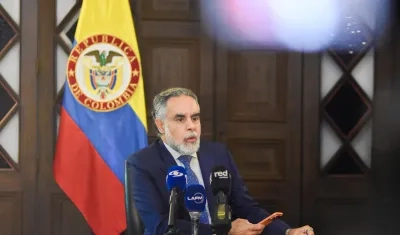 Armando Benedetti, ministro del Interior.