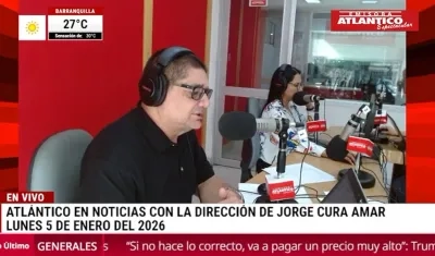 Transmisión de Atlántico en Noticias.