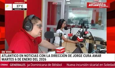 Transmisión de Atlántico en Noticias.