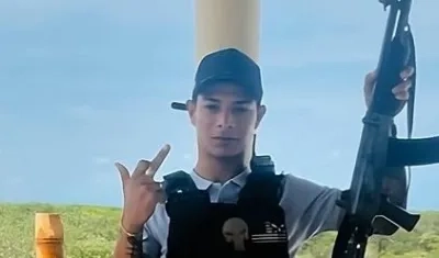 Naín Andrés Pérez Toncel, conocido como alias 'Naín' o 'El bendito menor'.