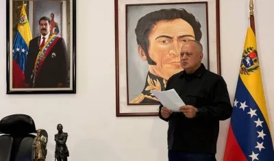 El ministro de Interior y número dos del chavismo, Diosdado Cabello.