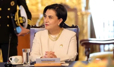 La ministra de Relaciones Exteriores de Ecuador, Gabriela Sommerfeld.