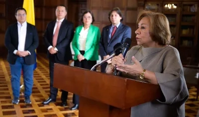 La canciller Yolanda Villavicencio.