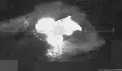 Captura de pantalla de archivo tomada de la cuenta oficial de X del Comando Sur de EE.UU.